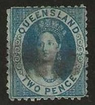 Queensland 46, used. 1876.  (A818)