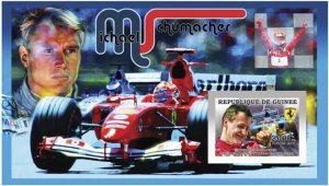 Guinea 2006 MNH - M.Schumacher - Formula I - YT 367, Mi 4272/BL981