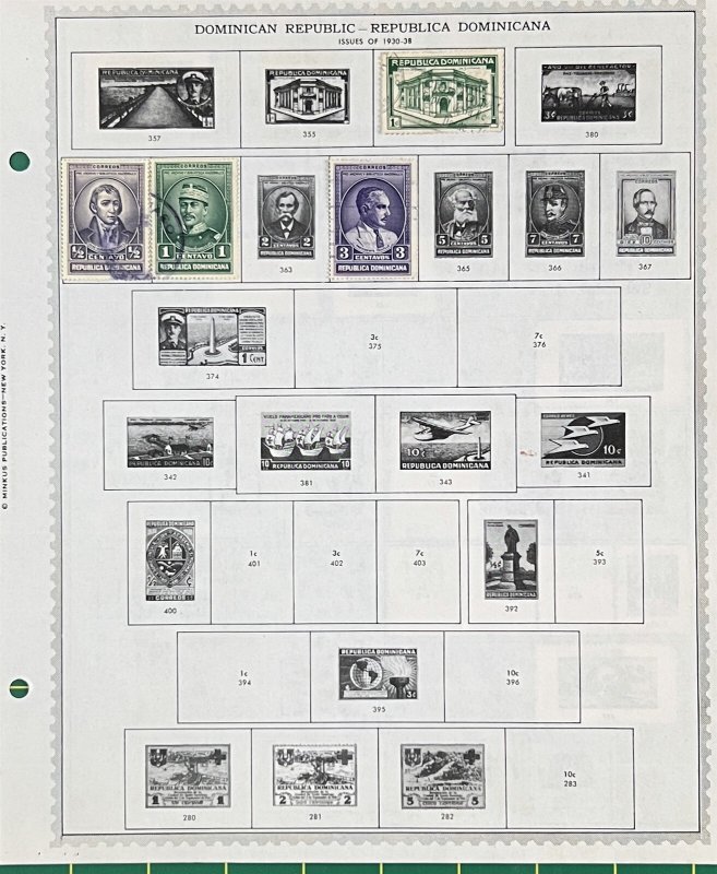 Dominican Rep. Stamp Collection approx. 85 Stamps Mint & Used ZAYIX 0825BB3704