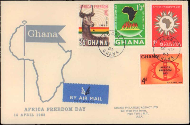 Ghana, First Day Cover