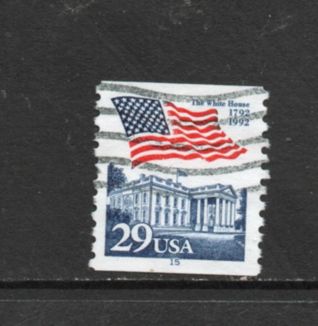 SCOTT # 2609  used  PNC #  15  Flag  &  White House