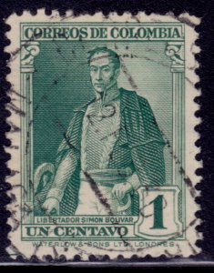 Colombia, 1937, Liberator Simon Bolivar, 1c, sc#443, used**