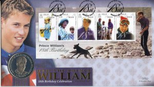 2000 Benham Prince William Coin Cover with Isle Of Man 1 Crown Coin