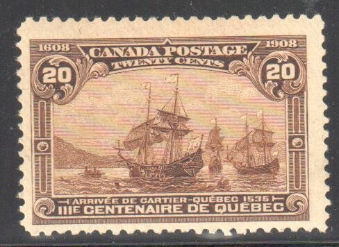 Canada #103 F-VF MINT C$275.00  -- Gum side is SUPERB ... Wow