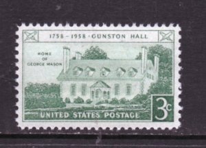 Scott #  1108  UNUSED OG hinged  single