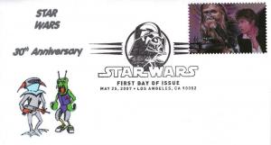 Star Wars FDCs from Toad Hall Covers!  Darth Vader cancel