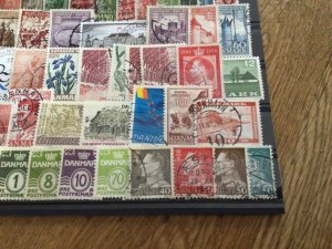 Denmark mounted mint or used stamps  A12361