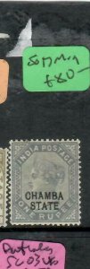 INDIA  CHAMBA  (PP1701B)  QV 1R   SG 17    MOG 