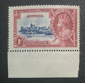 MOMEN: ANTIGUA SG #91f DIAGONAL LINE BY TURRET MINT OG NH £100+ LOT #61635