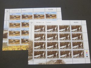 Cyprus 2001 Sc 976-77 sheet(16) set MNH