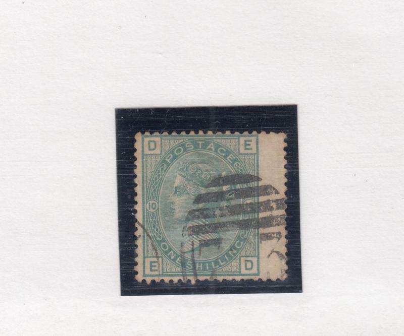 GB # 64 PLATE 10 1sh PALE GREEN WITH WING MARGIN COPY CAT VALUE $160