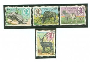 Swaziland #168/170/172/173 Used Single (Wildlife)