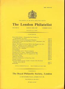 The London Philatelist: Vol. 98, Number 1155-56,