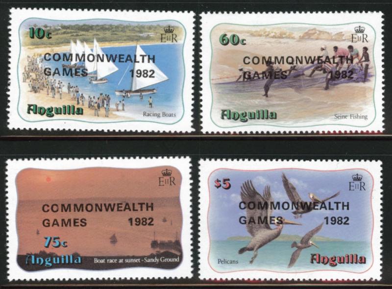 ANGUILLA Scott 507-510 MNH** 1982 set 