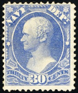 US Stamps # O44 Official MLH F-VF Fresh Scott Value $350.00