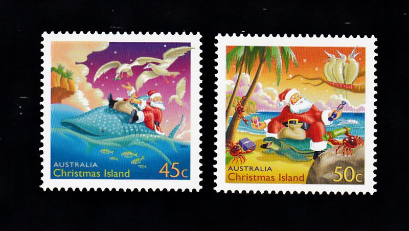 Christmas Islands Scott #443-444 MNH