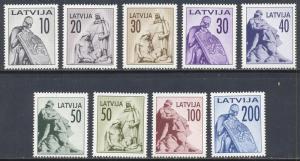 Latvia Scott # 318 - 326 MNH