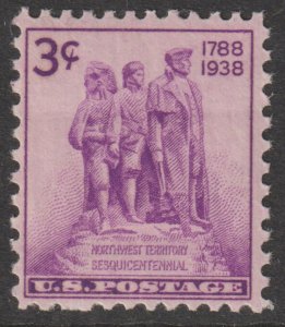 U.S.  Scott# 837 1938 Northwest Territory Issue VF MNH