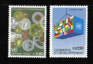 United Nations Geneva  #117-118  MNH  1983   trade and development