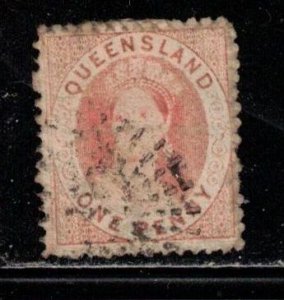 QUEENSLAND Scott # 25 Used - Queen Victoria