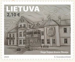 Lithuania 2025 Hugo Šojus Manor in Šilutė Stamp MNH