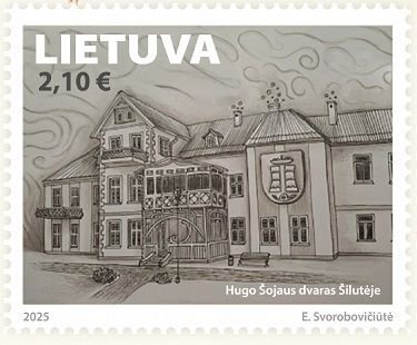 Lithuania 2025 Hugo Šojus Manor in Šilutė Stamp MNH