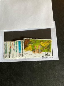 Stamps Palau 266-83 never hinged