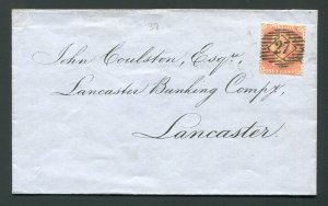 1857 London, England to Lancaster, England