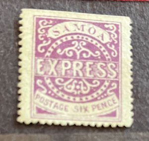 Samoa #4 MNG- SCV=$550.00 (Stain on Back)