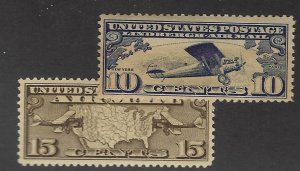 U.S.A.  SC C8 & C10 Mint F-VF...Great value!