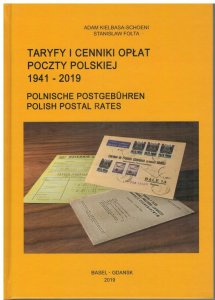 Kielbasa-Schoeni Folta - The Tariffs of Polish Post Rates 1941-2019 Book Poland