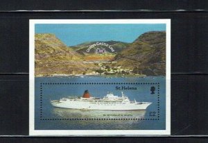 St Helena,1999, Centenary of Union Castle Line, centenary Voyage,  MNH M/S