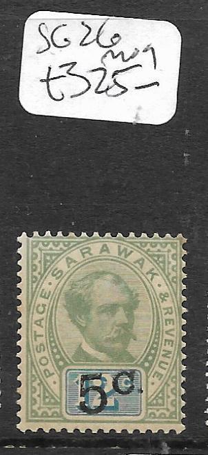 SARAWAK  (PP2803B)  SURCH 5C/12C  SG 26 VERY SCARCE  MOG