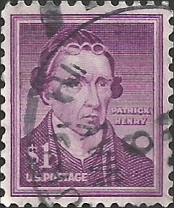 # 1052a USED DRY PRINT PATRICK HENRY    