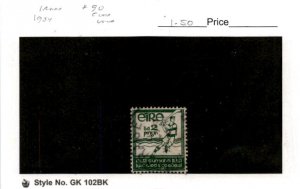 Ireland, Postage Stamp, #90 Used, 1934 Hurling (AD)