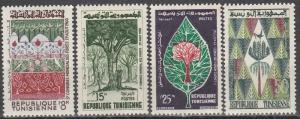 Tunisia #378-81 MNH  (S8300)