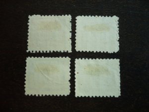 Stamps - Cuba - Scott# RA39-RA42 - Used Set of 4 Stamps