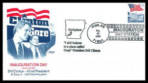 1993 Bill Clinton Inauguration – Hope, Arkansas – Artmaster Cachet