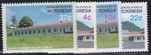 US 654-57 Trust Territories Micronesia NH VF Government Buildings