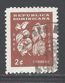 Dominican Republic Sc # 554 used (BBC)