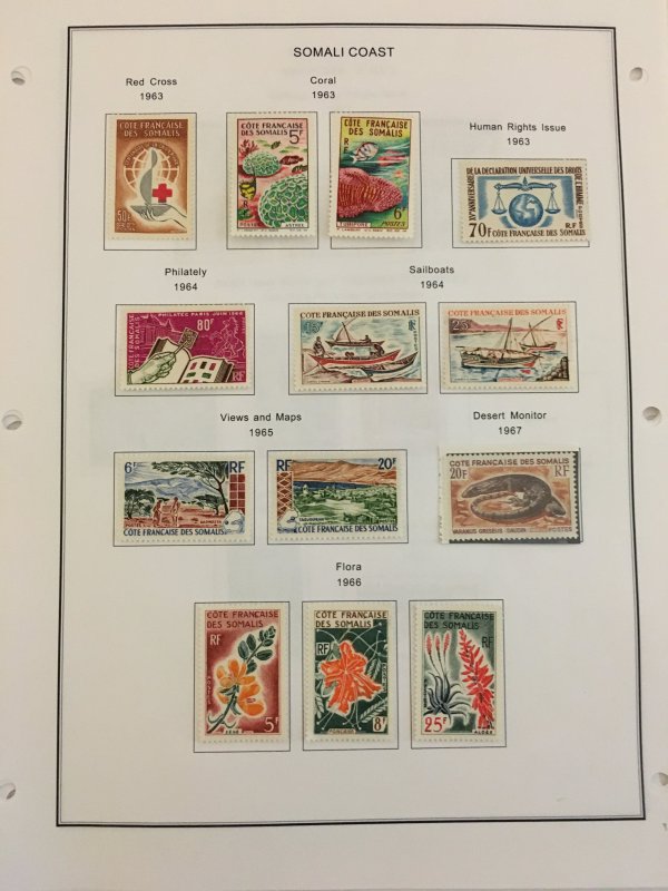 Excellent collection of Somali Coast, very high CV, many MNH