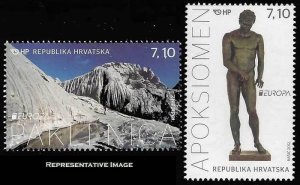Croatia Scott 835-836 Mint never hinged.