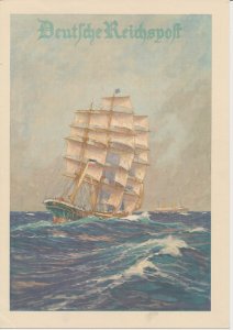 Telegram Germany 1934 - Schmuckblatt Telegramme Sailing ship - Ocean Liner - Su