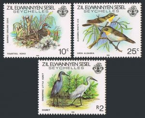 Zil Elwannyen Sesel 97-98,100, MNH. Mi 96-98. Birds 1985. Ground dove, White-eye