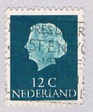 Netherlands 345 Used Queen Juliana 1953 (BP3346)