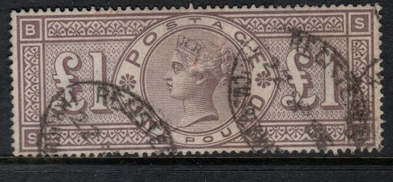 Great Britain #110 Very Fine Used Well Centered Watermark Imperial Crown