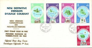 New Hebrides FDC 1977 - New Definitive Current Issue - F295165