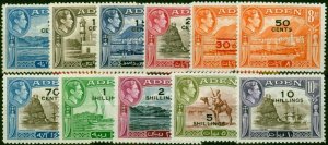 Aden 1951 Set of 11 SG36-46 Fine MNH & LMM