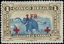 BELGIAN CONGO   #B7 MH (1)