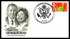 2005 Bush Cheney Inauguration Cover  Variety 9 – Artcraft Cachet